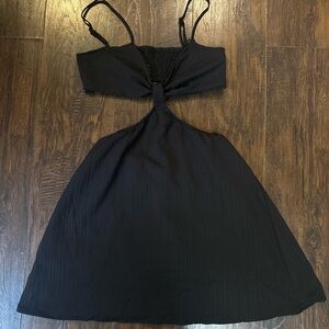 Elegant Black Cut-Out Dress Brand New never worn! Size M